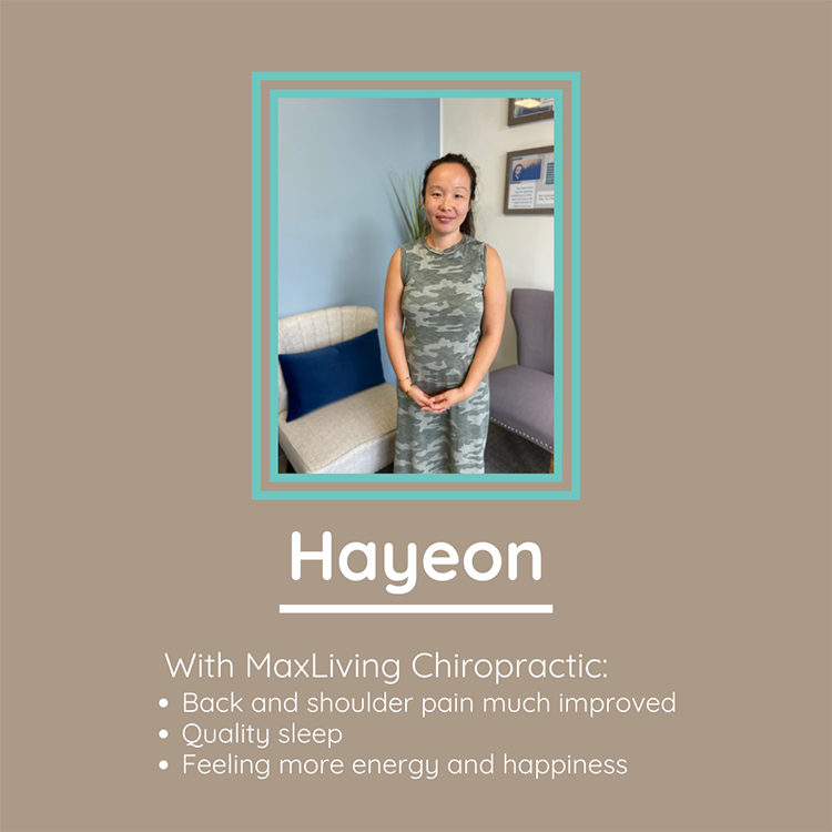 Chiropractic Clemmons NC Patient Testimonial Hayeon